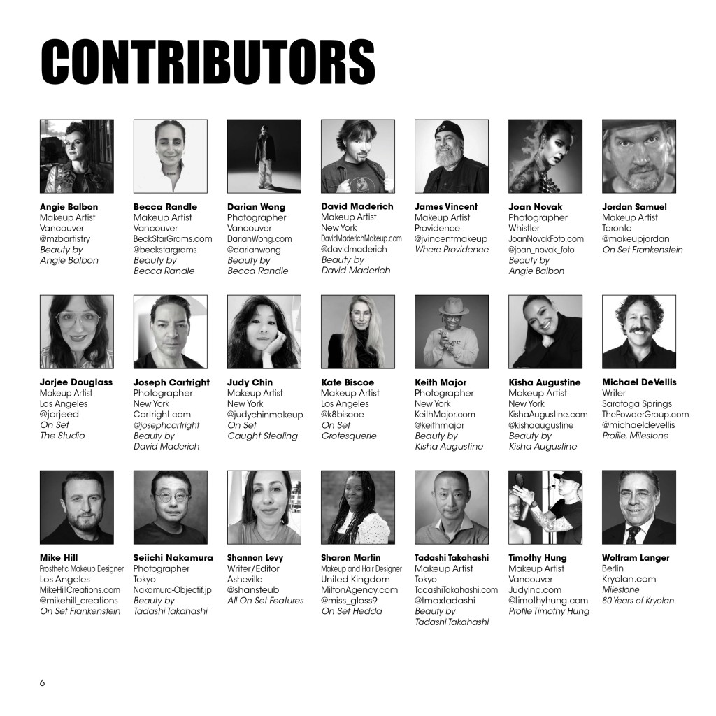 ON MAKEUP MAGAZINE FALL 2025 CONTRIBUTORS：Tadashi TakahashiとSeiichi Nakamuraのプロフィール写真