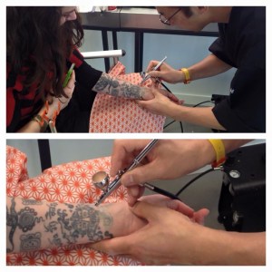 TattooCover with T-Method ヘアメイク作品：ファッション撮影のモデル / Hair and makeup for fashion photography